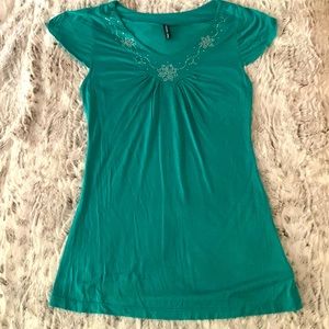 Light green shirt supper soft and cute